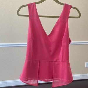 NWT Bebe peplum top